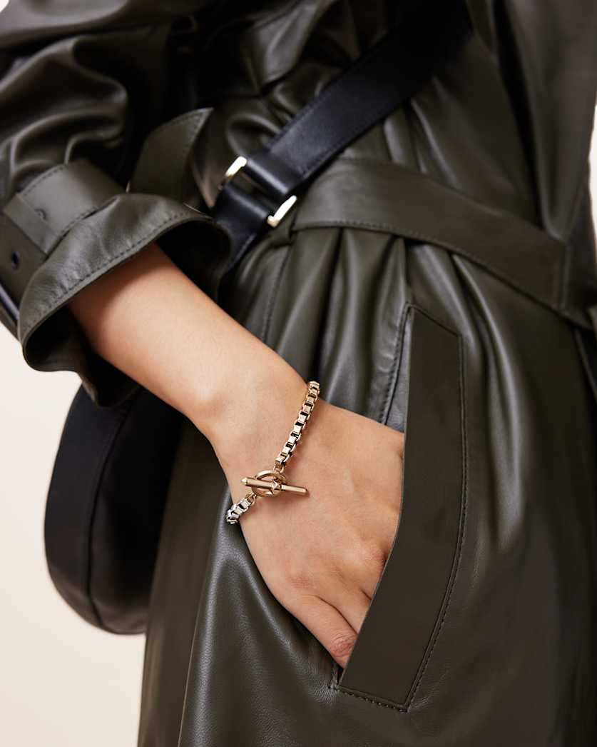 Box Two Tone Bracelet WARM BRASS MIX | ALLSAINTS FR